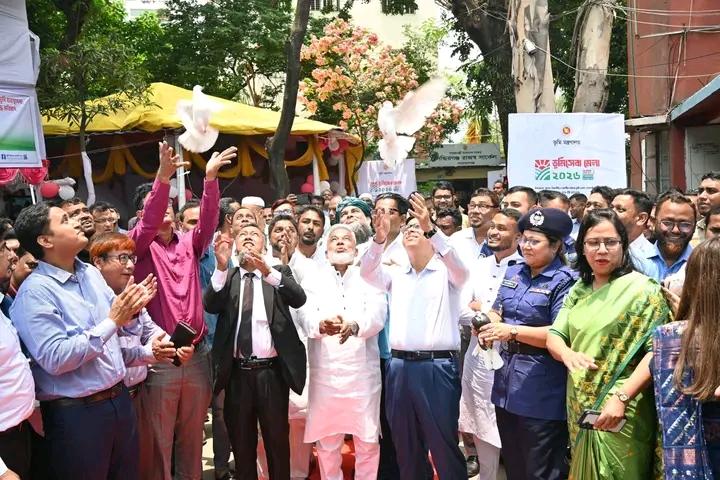 নারায়ণগঞ্জে শুরু তিন দিনব্যাপী ‘ভূমিসেবা মেলা ২০২৬