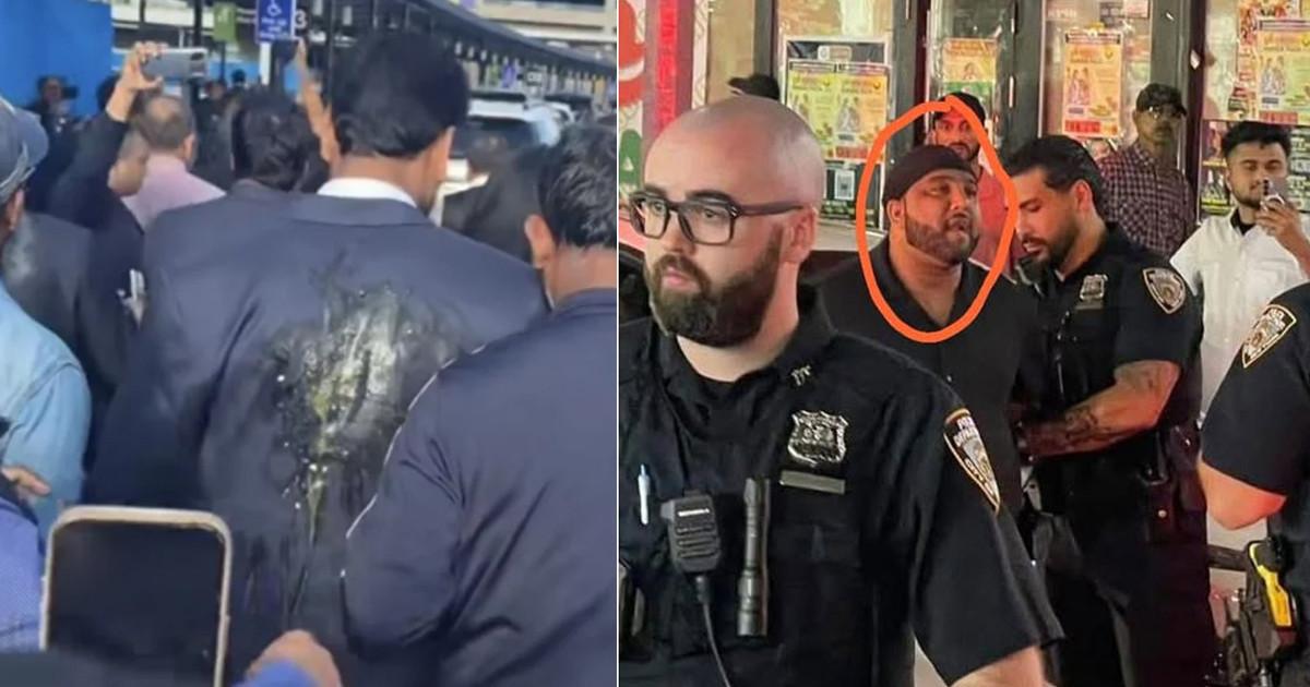 নিউইয়র্কে এনসিপি নেতা আখতার হোসেনকে ডিম নিক্ষেপ