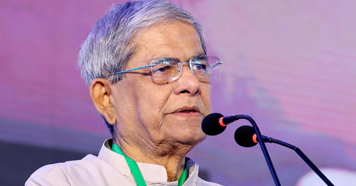 আমরা উড়ে এসে জুড়ে বসিনি’—বিরোধীদের উদ্দেশে মির্জা ফখরুল