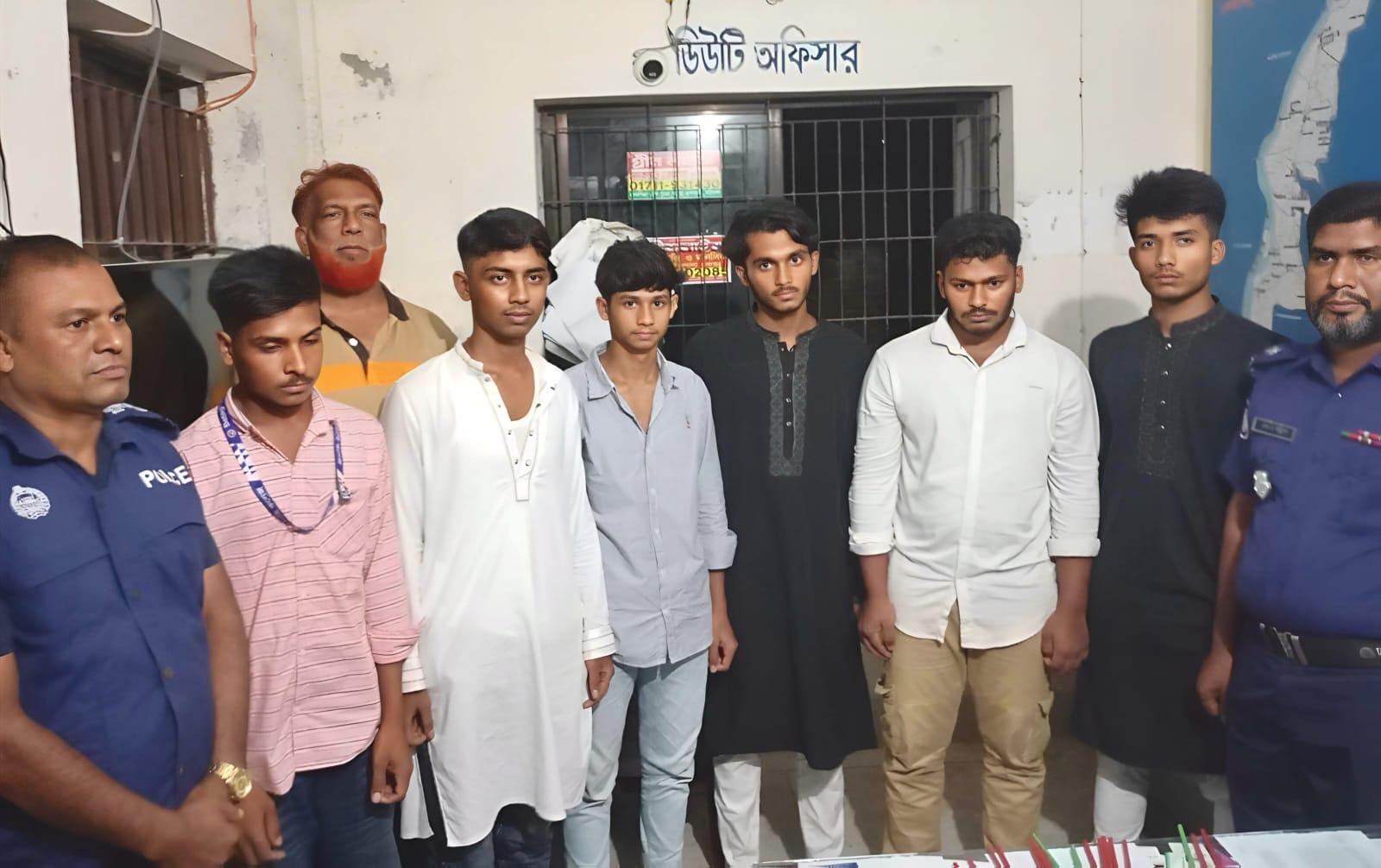 বেতাগীতে নাশকতার প্রস্তুতির অভিযোগে ৬ যুবক আটক